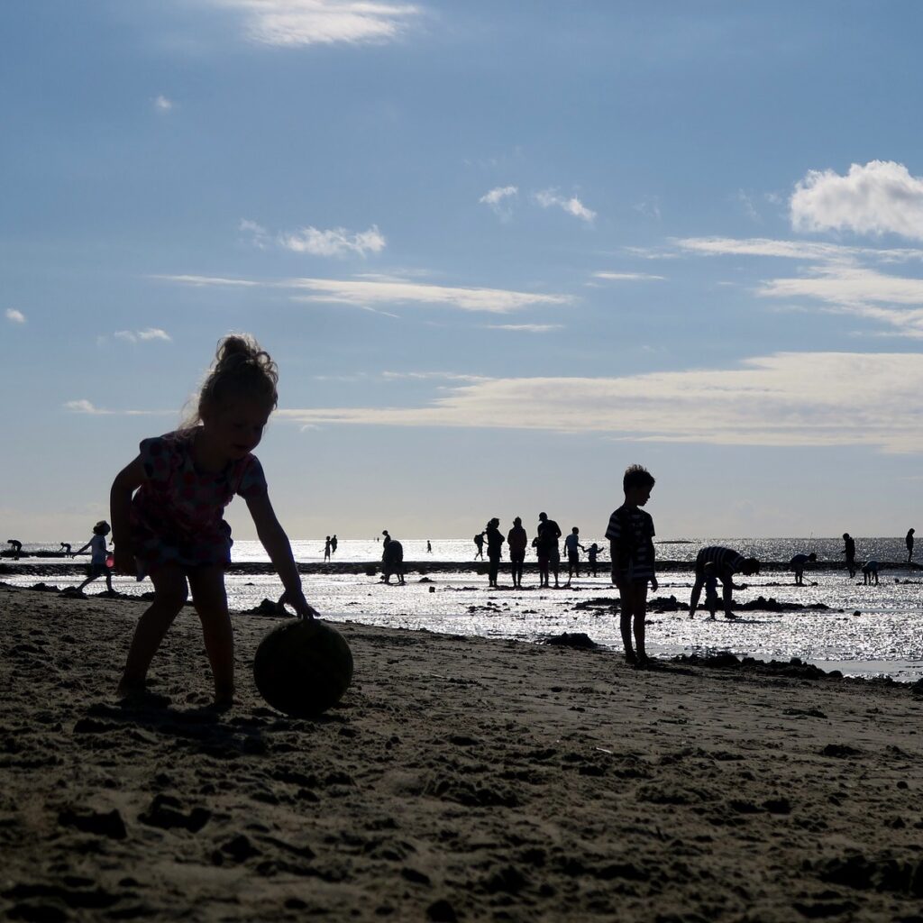 Souvenir d’une action du club pour l’enfance, Les enfants à la mer 2018